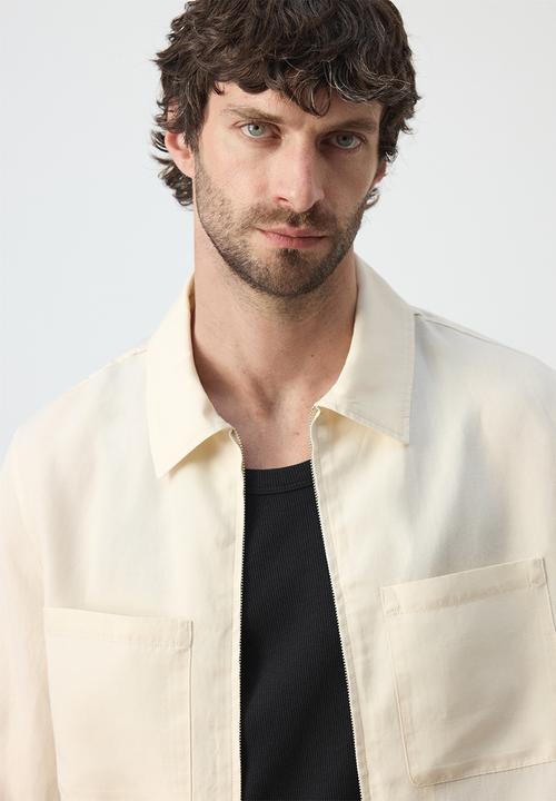 MANGO - Jacket Raven - Offwhite