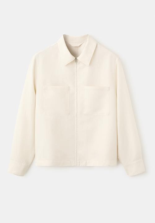 MANGO - Jacket Raven - Offwhite