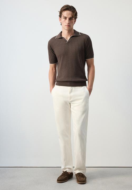 MANGO - Poloshirt Orion - Brown