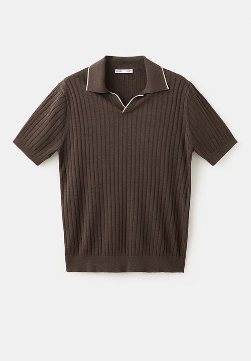 MANGO - Poloshirt Orion - Brown