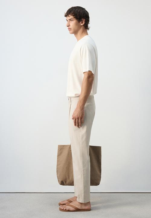 MANGO - Trousers Jon - Camel