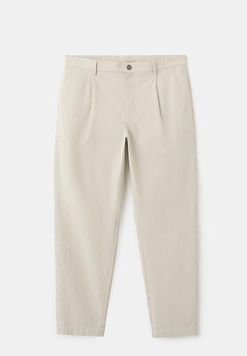 MANGO - Trousers Jon - Camel