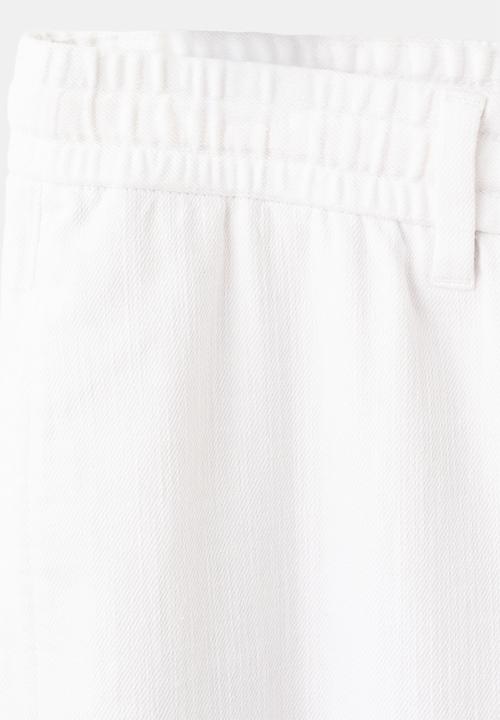 MANGO - Trousers Onix - Offwhite