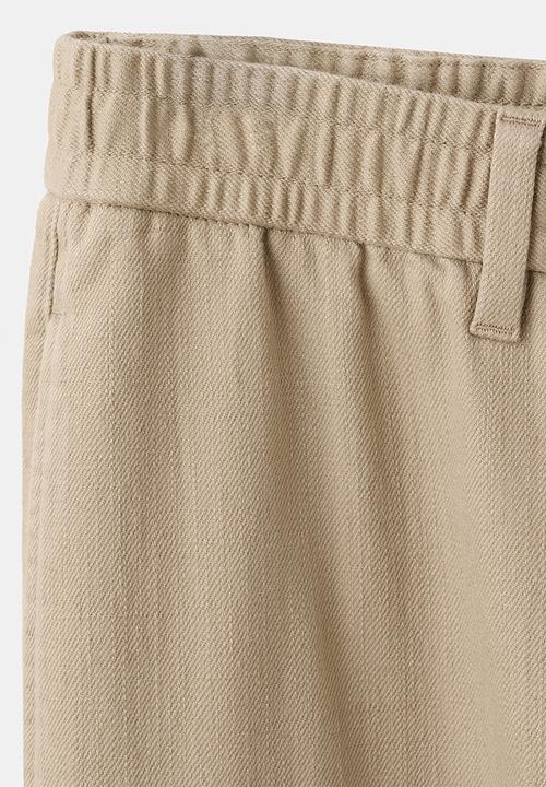 MANGO - Trousers Onix - Beige
