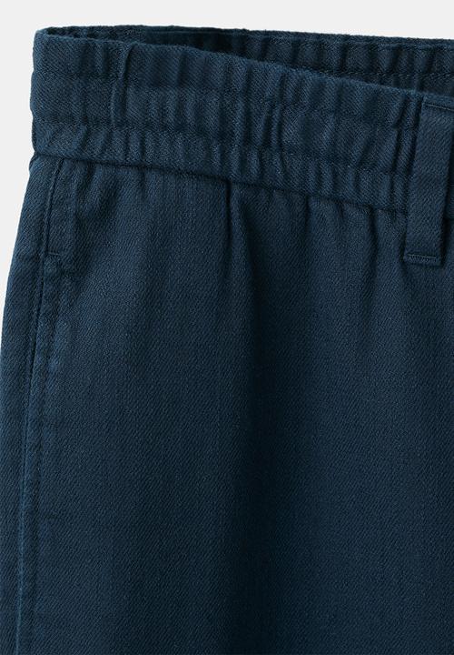 MANGO - Trousers Onix - Navy