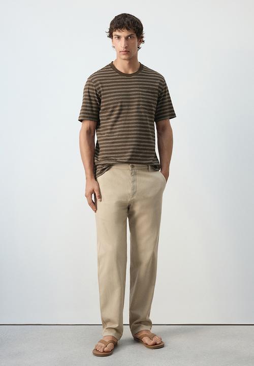MANGO - Jeans Sandy - Beige