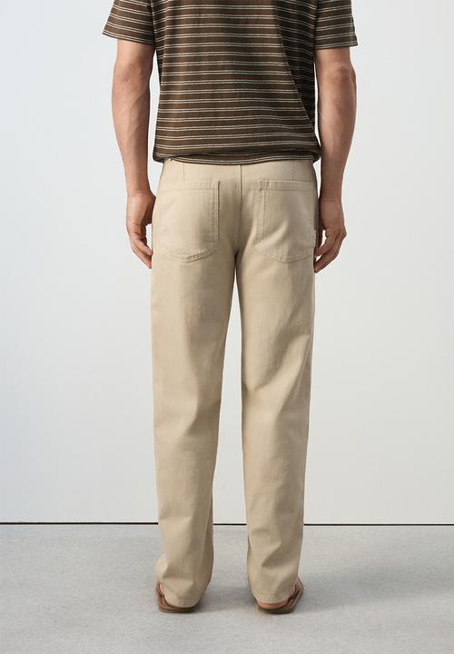 MANGO - Jeans Sandy - Beige