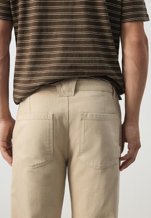 MANGO - Jeans Sandy - Beige
