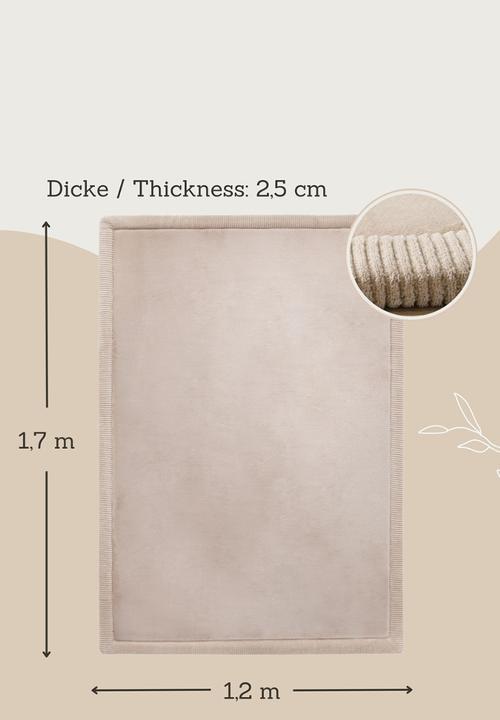 Hakuna Matte - CloudSoft Play Mat Carpet - Beige