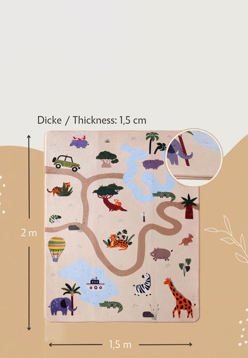 Hakuna Matte - CloudSoft Play Mat Carpet - Multi