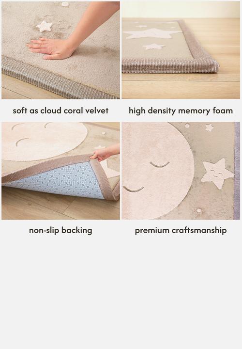 Hakuna Matte - CloudSoftRise Play Mat 3D Carpet  -  Moon & Stars