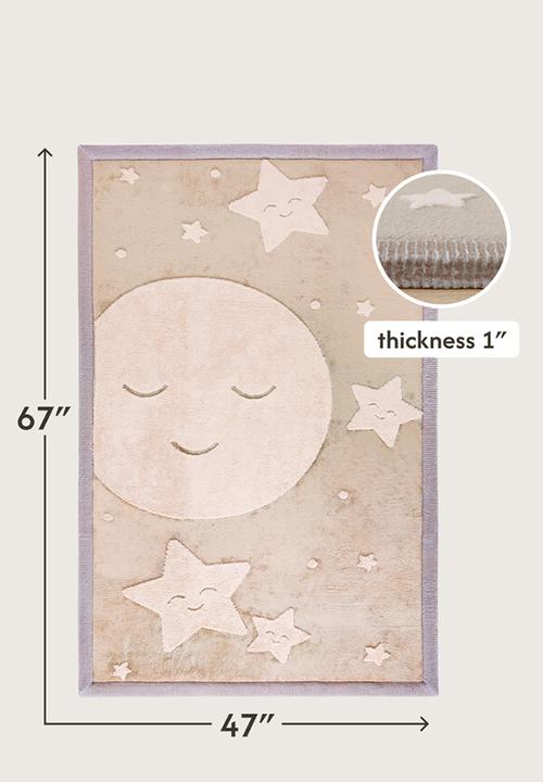 Hakuna Matte - CloudSoftRise Play Mat 3D Carpet  -  Moon & Stars