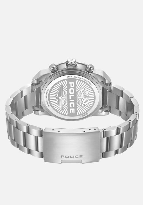 Police - Steel Case Blue Dial Steel Strap - Blue & Silver