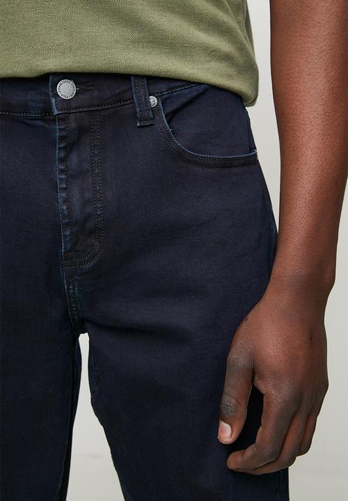 POLO - Mens Simon straight leg jean - black