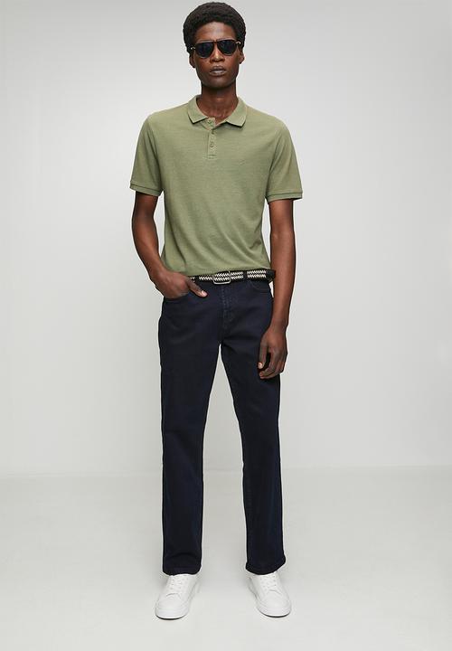 POLO - Mens Simon straight leg jean - black