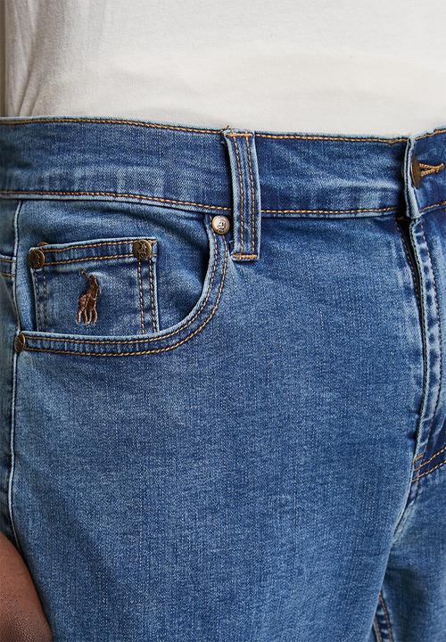 POLO - Mens Simon straight leg jean - blue