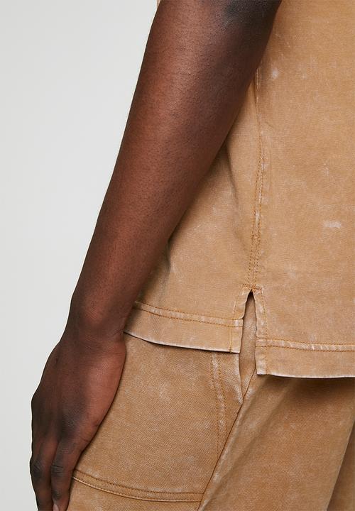 Steve Madden -  Carl Crew Neck T-Shirt - Neutral