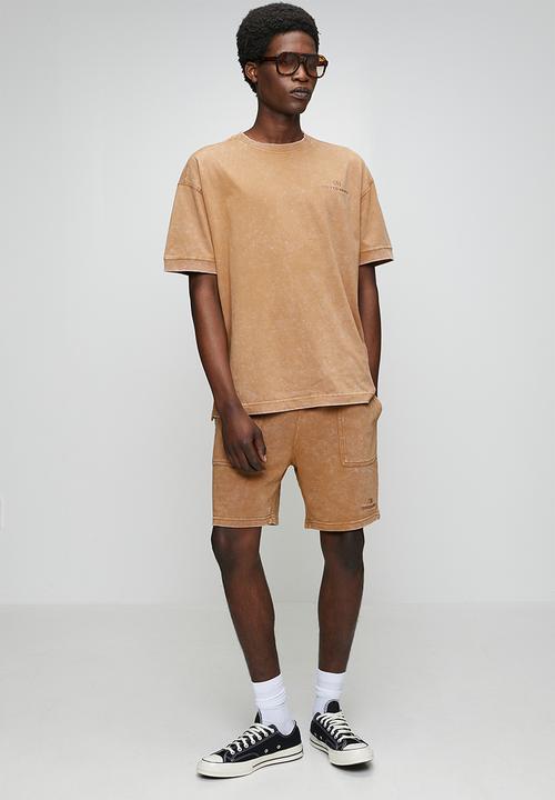 Steve Madden -  Carl Crew Neck T-Shirt - Neutral