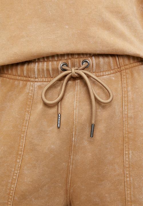 Steve Madden - Mens Rocki Jogger Shorts - Neutral Washed