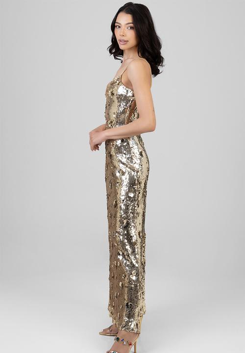 SISSY BOY - Golden Goddess Maxi Dress - Gold