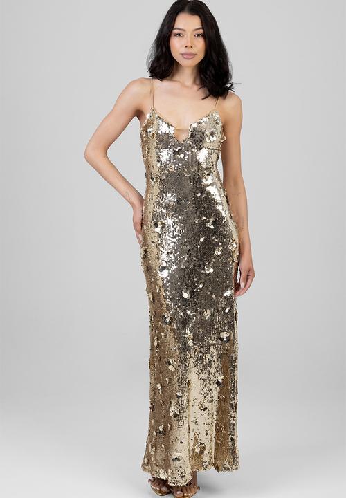 SISSY BOY - Golden Goddess Maxi Dress - Gold