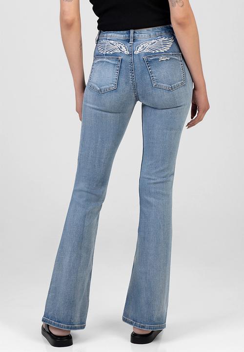 SISSY BOY - Alyssa Bootleg Jeans - Medium Vintage
