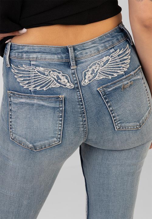 SISSY BOY - Alyssa Bootleg Jeans - Medium Vintage
