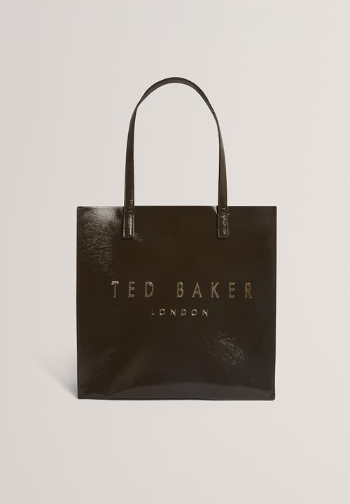 Ted Baker - Crinkon Crinkle Large Icon Bag - Mid-Grey