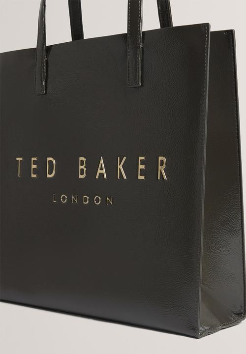 Ted Baker - Crinkon Crinkle Large Icon Bag - Mid-Grey