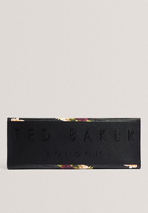 Ted Baker - Opicon: Floral Printed Large Icon - Black