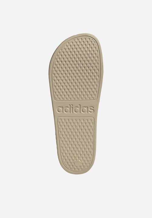 adidas Originals - Adilette Aqua - Khaki Three/Off White/Off White