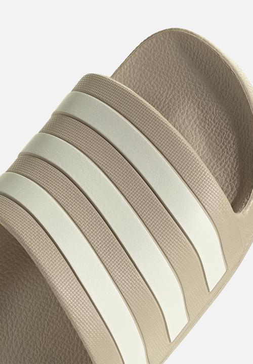 adidas Originals - Adilette Aqua - Khaki Three/Off White/Off White