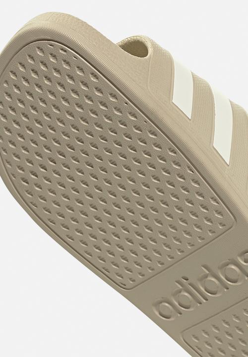 adidas Originals - Adilette Aqua - Khaki Three/Off White/Off White