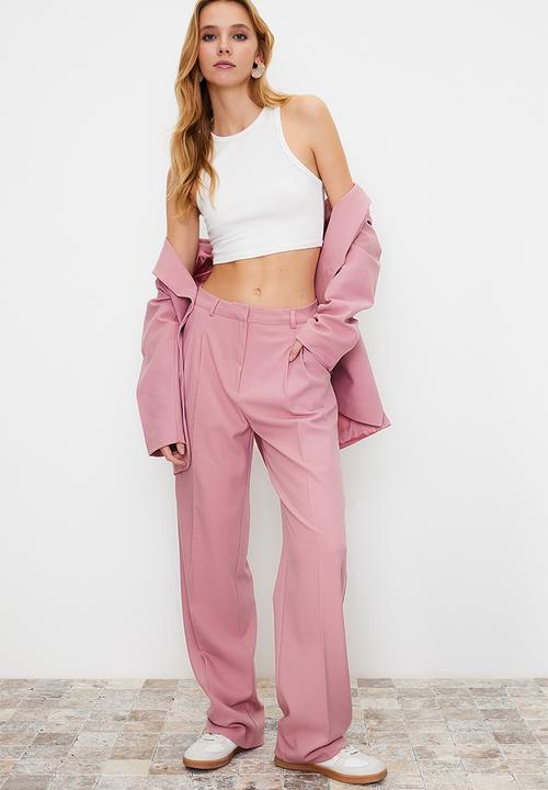 Trendyol - Limited Edition Regular Lined Blazer - Pink