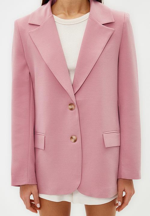 Trendyol - Limited Edition Regular Lined Blazer - Pink