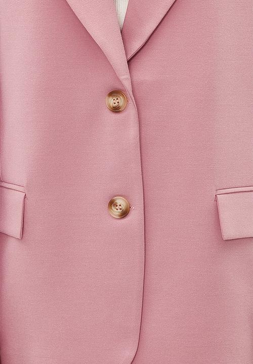 Trendyol - Limited Edition Regular Lined Blazer - Pink