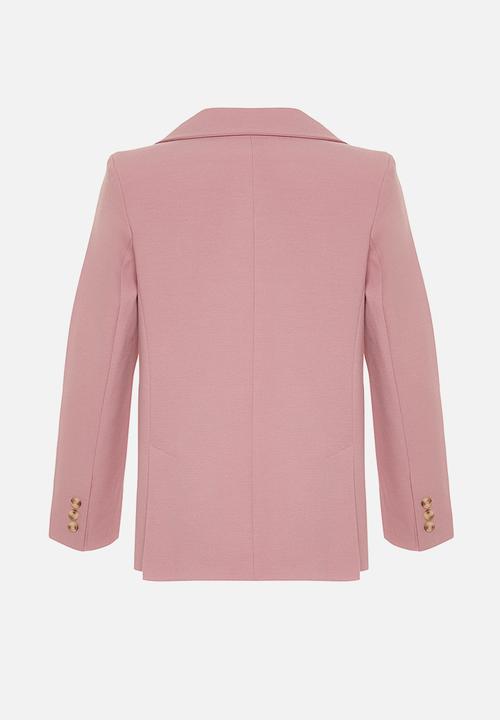 Trendyol - Limited Edition Regular Lined Blazer - Pink