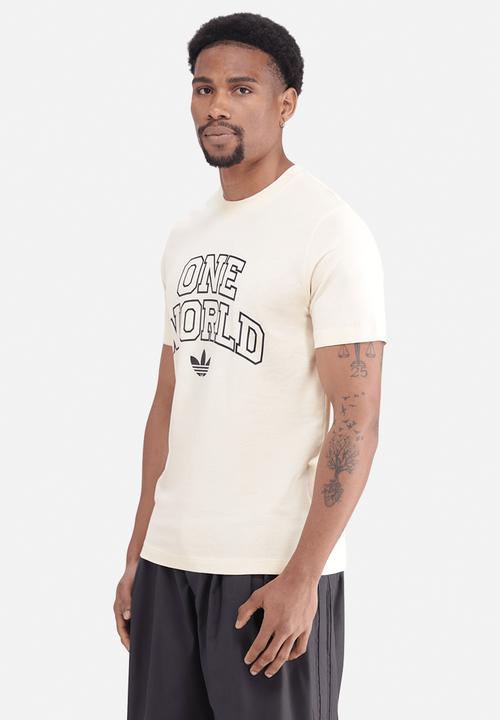 adidas Originals - One World Tee - Warm Vanilla
