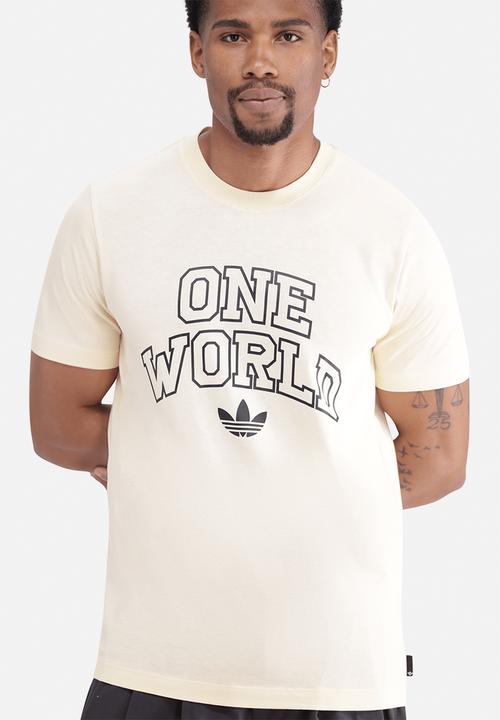 adidas Originals - One World Tee - Warm Vanilla