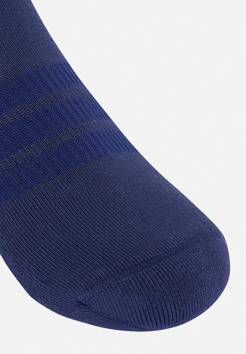 adidas Performance - C ESS ANK 3-Pack - Dual Indigo/dark grey heather/dark blue/white