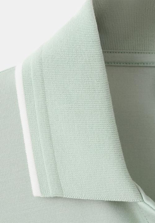 MANGO - Poloshirt Carlev - Pastel Green