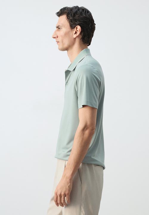 MANGO - Poloshirt Carleb - Bright Green