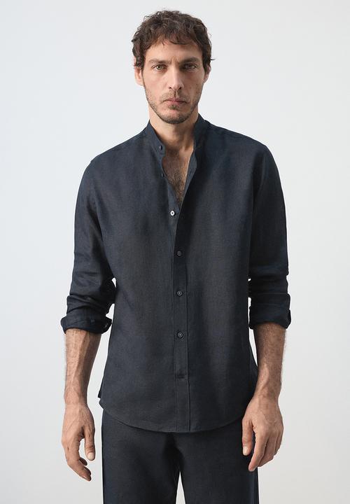 MANGO - Shirt Chennai - Navy