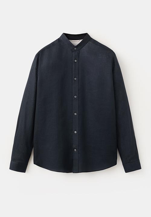 MANGO - Shirt Chennai - Navy