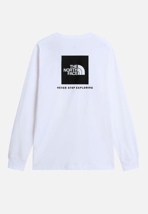 The North Face - M evolution box nse regular long sleeve tnf - white
