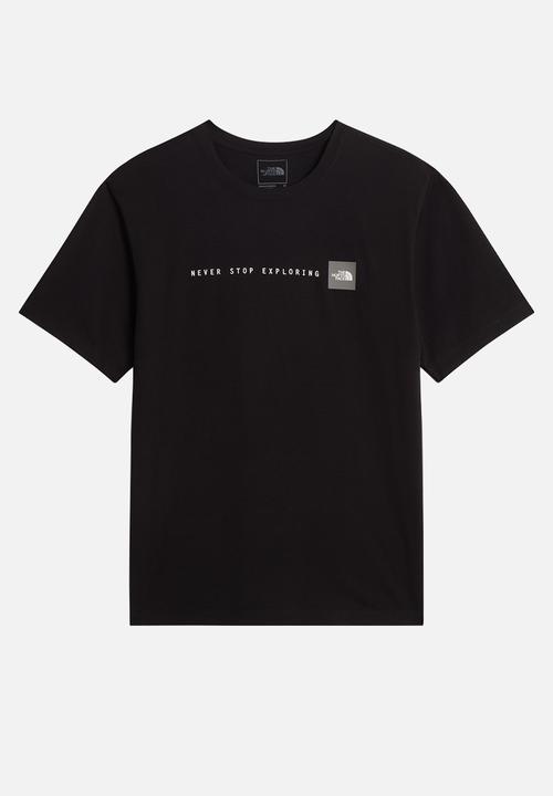 The North Face - M nse reg ss teegraphic tnf - black/tnf white