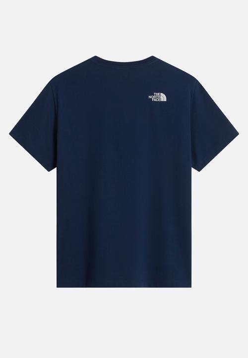 The North Face - M mountain LINE regular short sleeve tee - summit navy