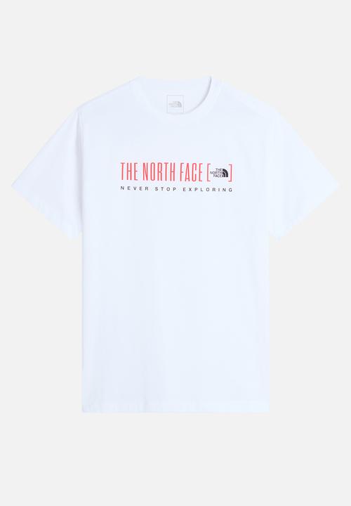 The North Face - M BRACKET LOGO REGULAR SS TEE - TNF WHITE