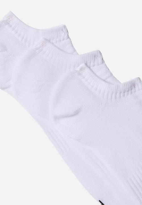 The North Face - MULTI SPORT INVISIBLE SOCK 3P - White 