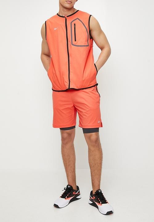 Reebok - Super Light Run Dual Short - Semi Orange Flare